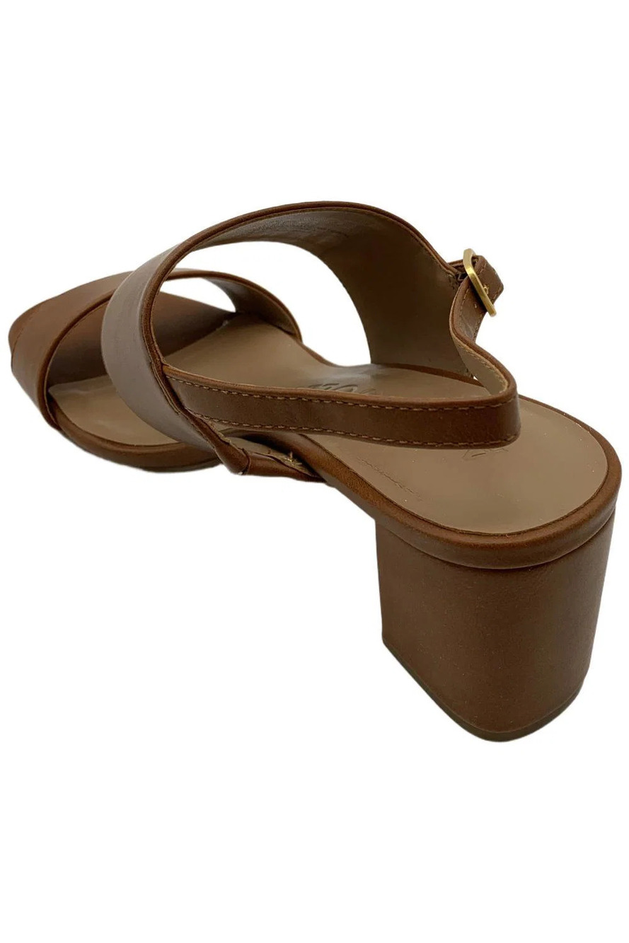 Aerosoles Women's Emmex Stacked Heel Sandals Dark Tan - Medium - Picture 3 of 3